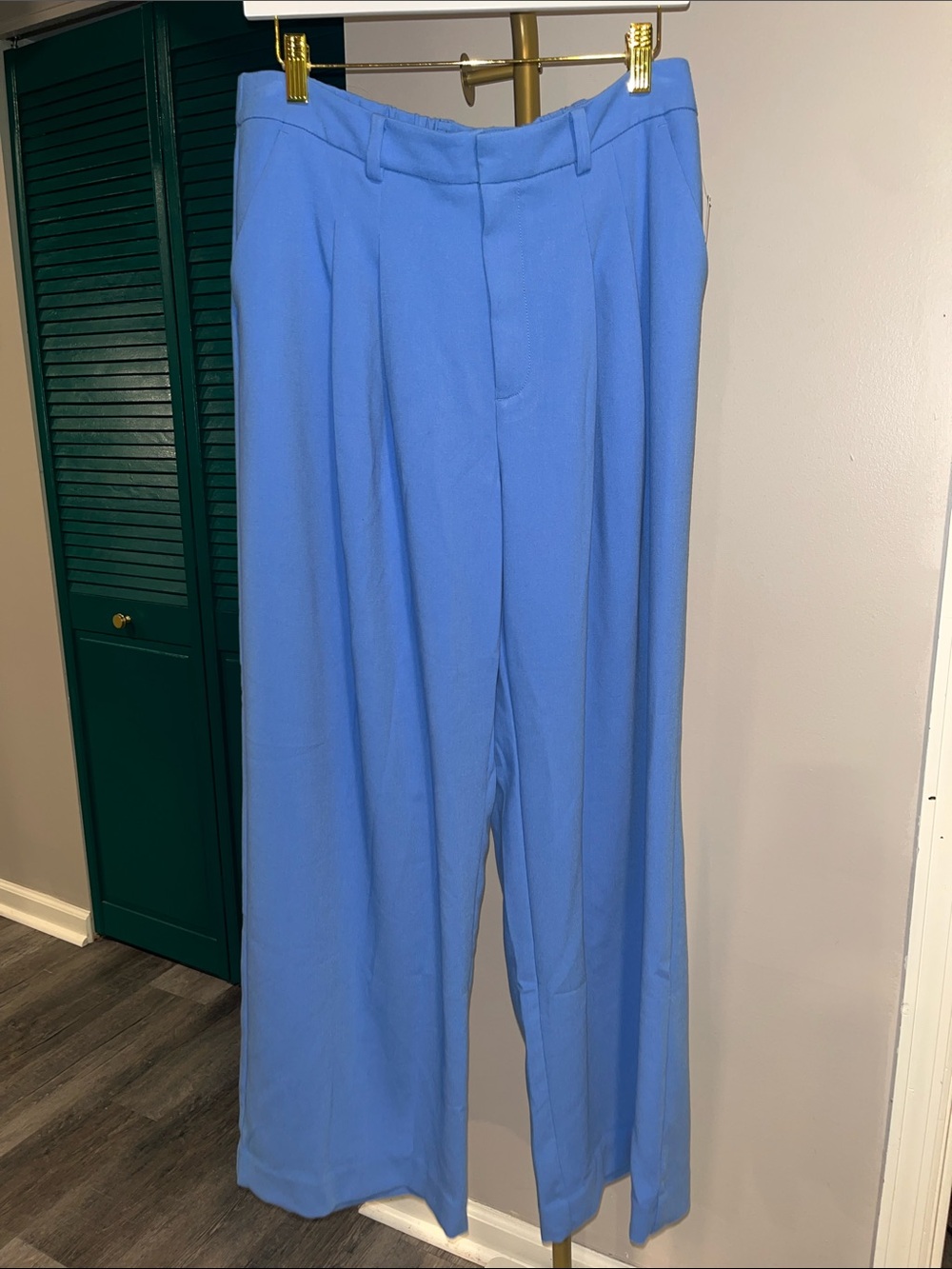 Anthropologie NWT Avery Wide-Leg Pleated Trousers by Maeve - M - Picture 14 of 16